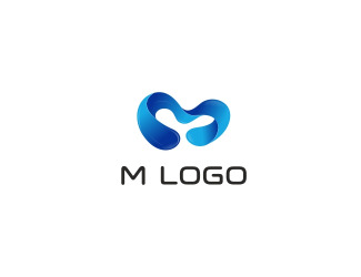 Projekt graficzny logo dla firmy online M logo